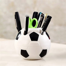 Load image into Gallery viewer, Soccer Shape Tool Supplies Pen Pencil Holder Football Shape Toothbrush Holder Desktop Rack Table Home Decoration Student Gifts
