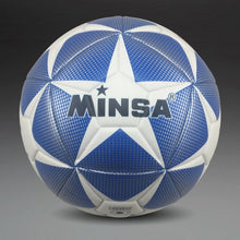 Load image into Gallery viewer, New Brand MINSA High Quality A++ Standard Soccer Ball PU Soccer Ball Training Balls Football Official Size 5 and Size 4 bal