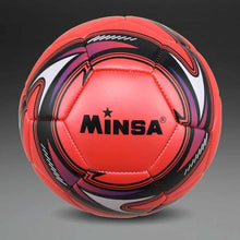 Load image into Gallery viewer, New Brand MINSA High Quality A++ Standard Soccer Ball PU Soccer Ball Training Balls Football Official Size 5 and Size 4 bal