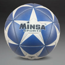 Load image into Gallery viewer, New Brand MINSA High Quality A++ Standard Soccer Ball PU Soccer Ball Training Balls Football Official Size 5 and Size 4 bal
