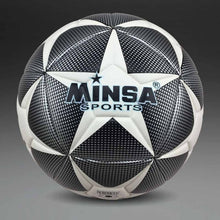 Load image into Gallery viewer, New Brand MINSA High Quality A++ Standard Soccer Ball PU Soccer Ball Training Balls Football Official Size 5 and Size 4 bal
