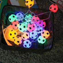 Load image into Gallery viewer, 10LED Football Lights To Create Lighting DIY Party Decoration soccer accessories Lamp beads Atmosphere