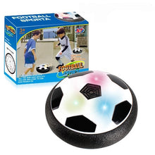 Load image into Gallery viewer, Floating LED Football Toys Air Power Soccer Disc Hovering Football Game Light Toy Flashing Ball Toys with Soccer goals